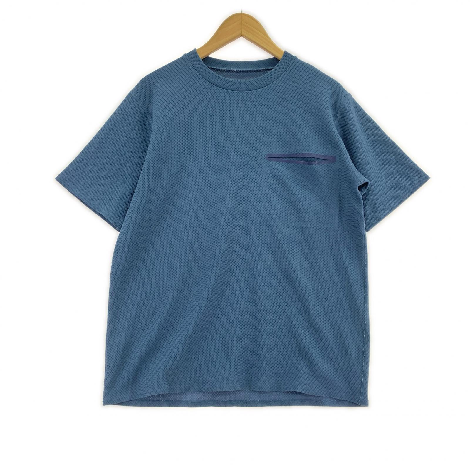 半袖Tシャツ サーマル 青 (M) M
