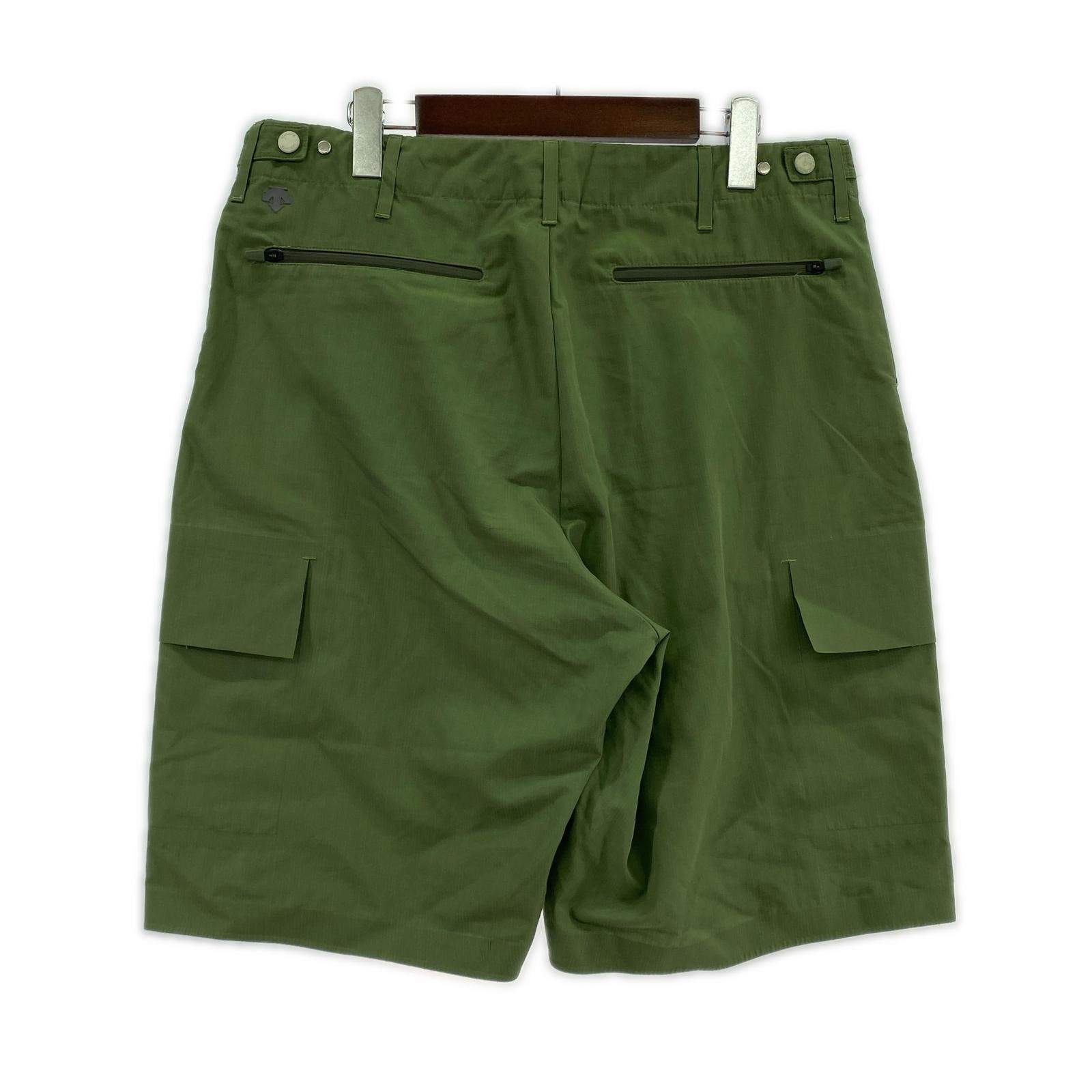 ショートパンツ ポリエステル カーゴ 緑 (L) L グリーン