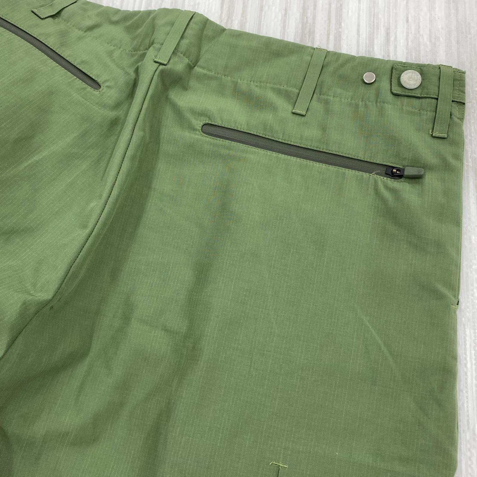 ショートパンツ ポリエステル カーゴ 緑 (L) L グリーン