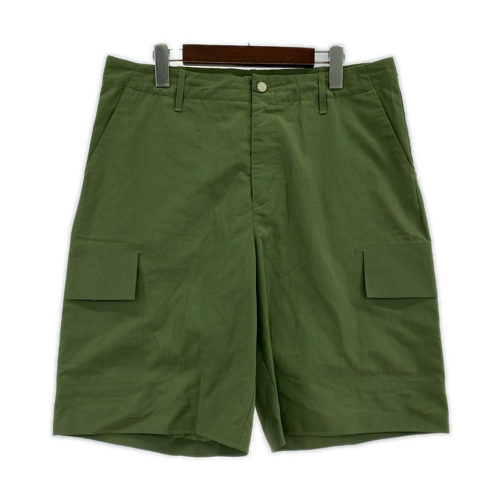 ショートパンツ ポリエステル カーゴ 緑 (L) L グリーン