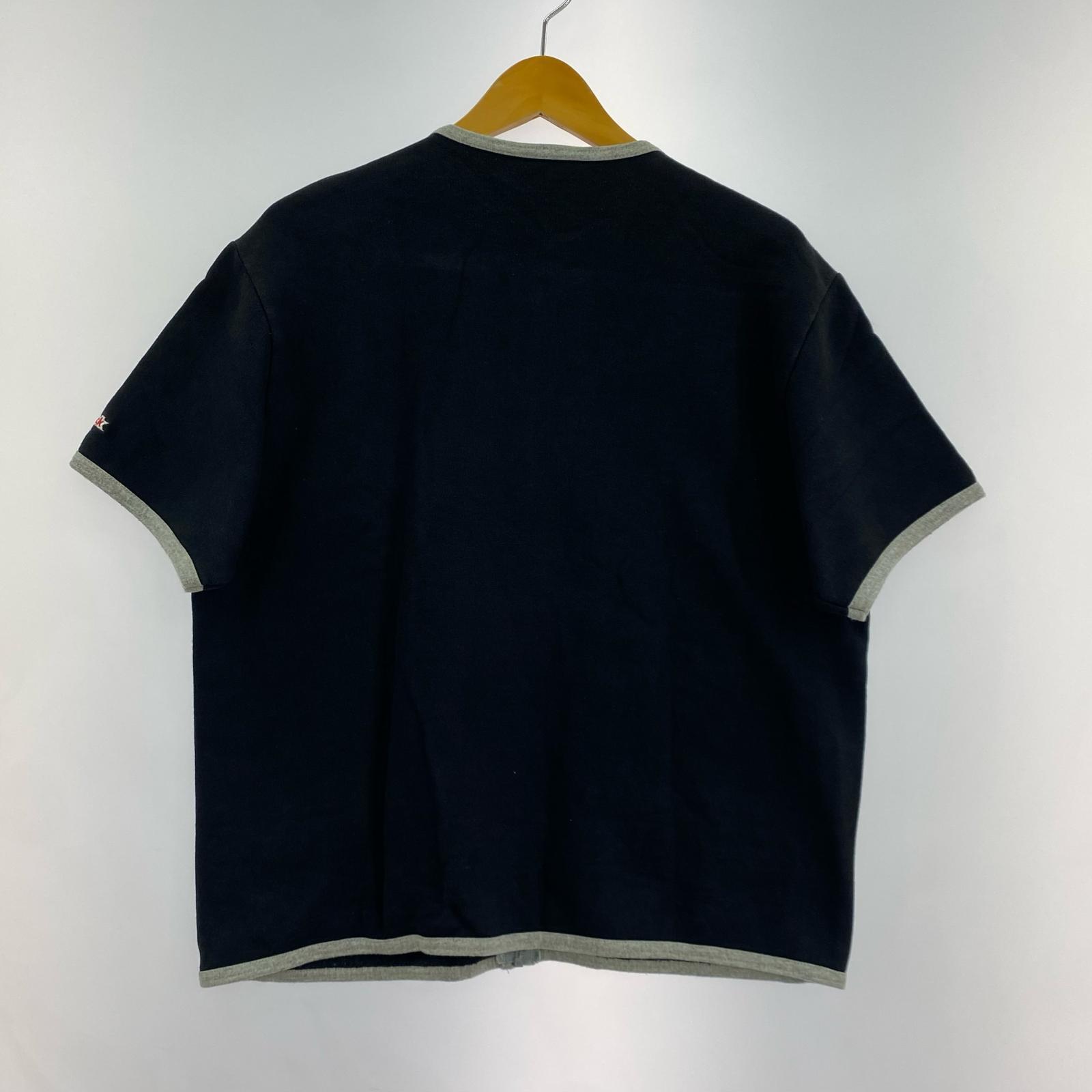半袖Tシャツ スウェット TALONジップ 黒 (S) S