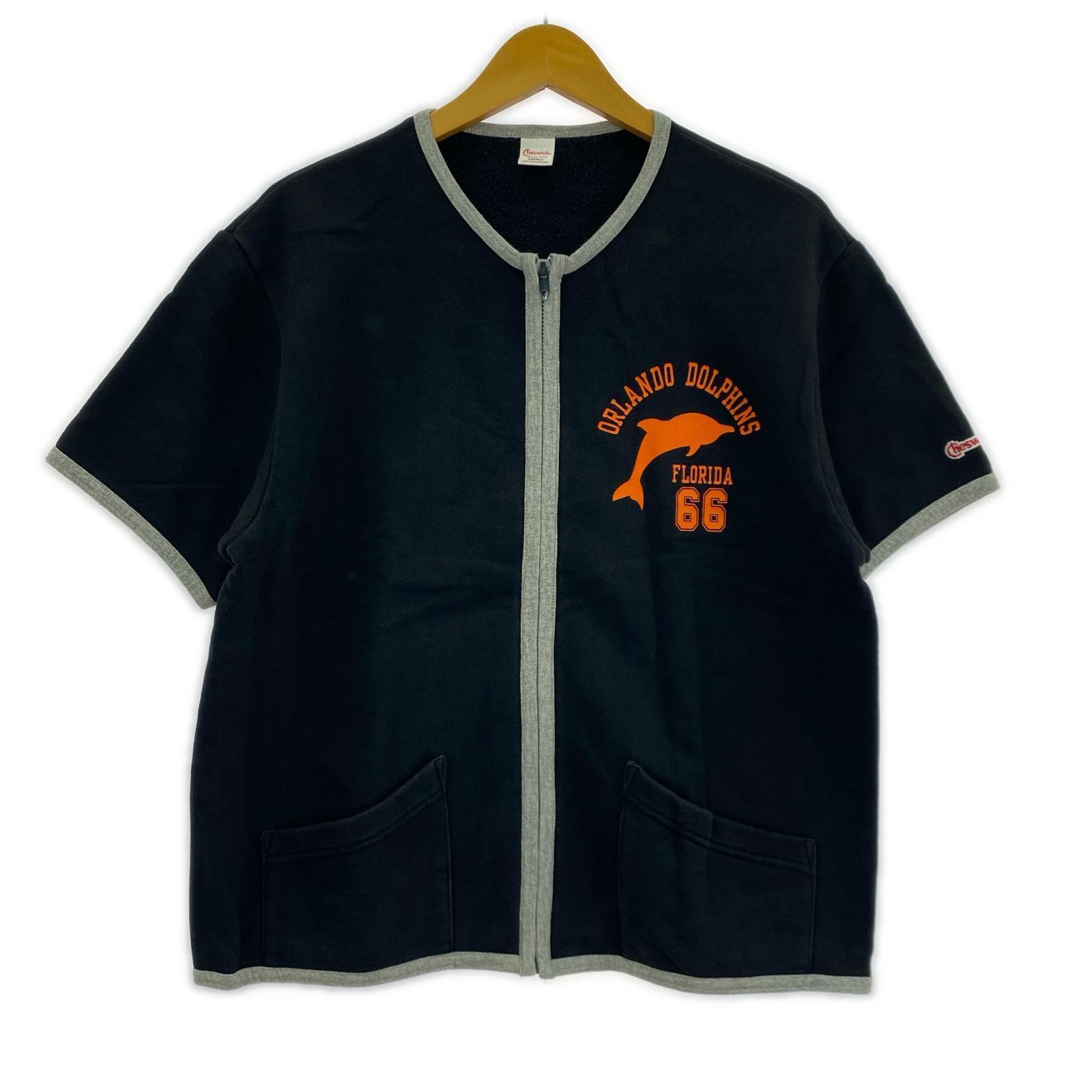 半袖Tシャツ スウェット TALONジップ 黒 (S) S