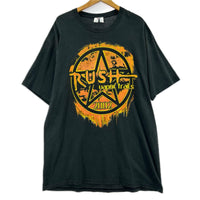 半袖Tシャツ 02s RUSH VAPOR TRAILS 2002 バンドTee XL 黒 ブラック