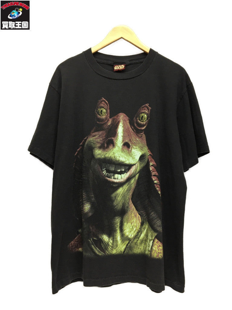 半袖Tシャツ 90s USA製 ジャージャービンクス Tee BLK L