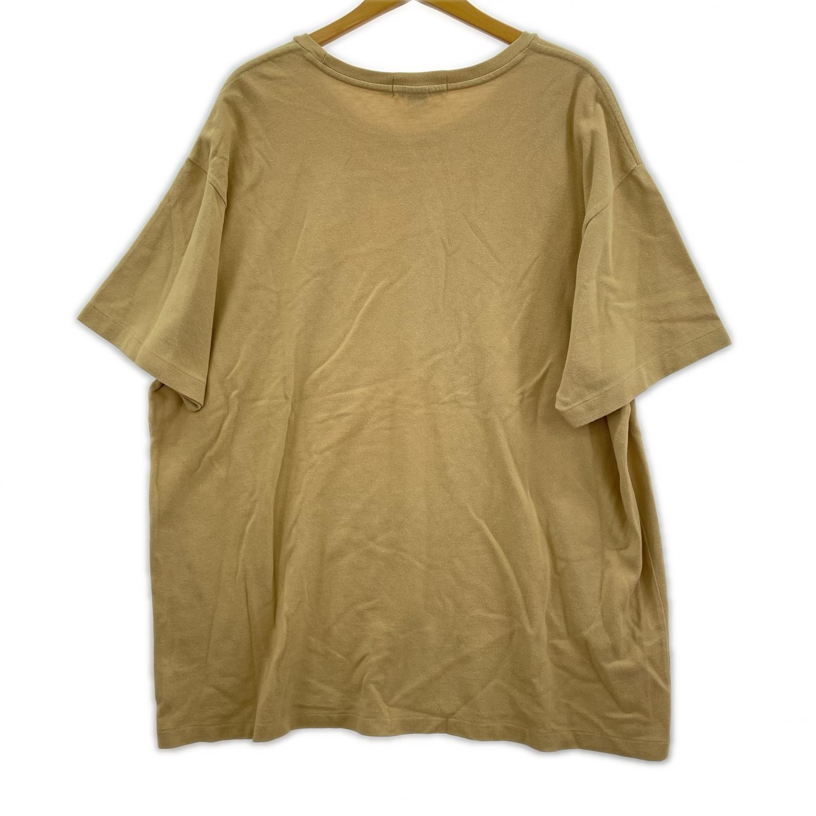 半袖Tシャツ 鹿の子 ベージュ XXL ベージュ