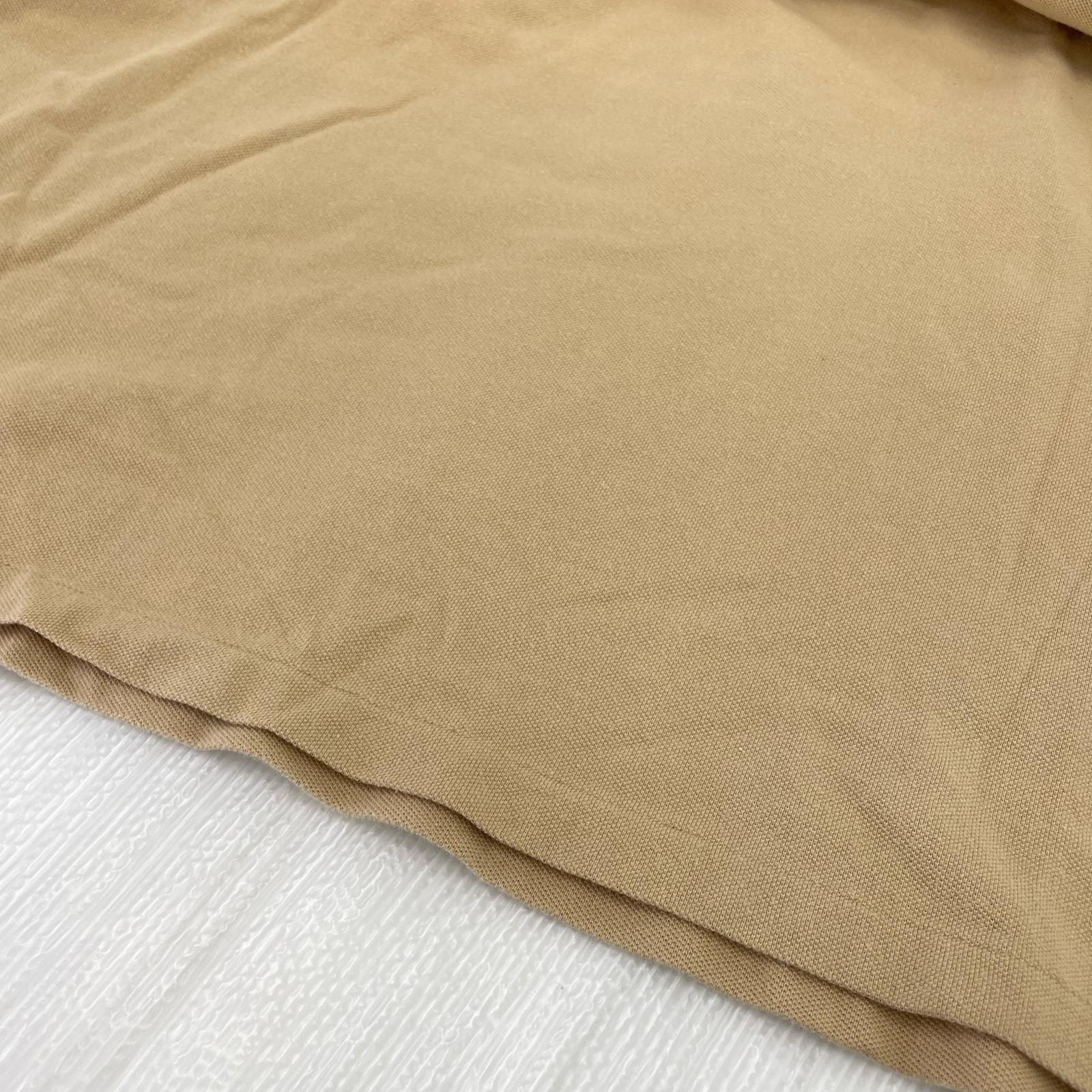 半袖Tシャツ 鹿の子 ベージュ XXL ベージュ