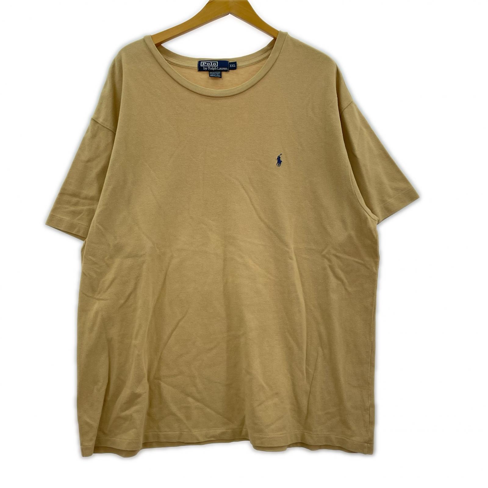 半袖Tシャツ 鹿の子 ベージュ XXL ベージュ