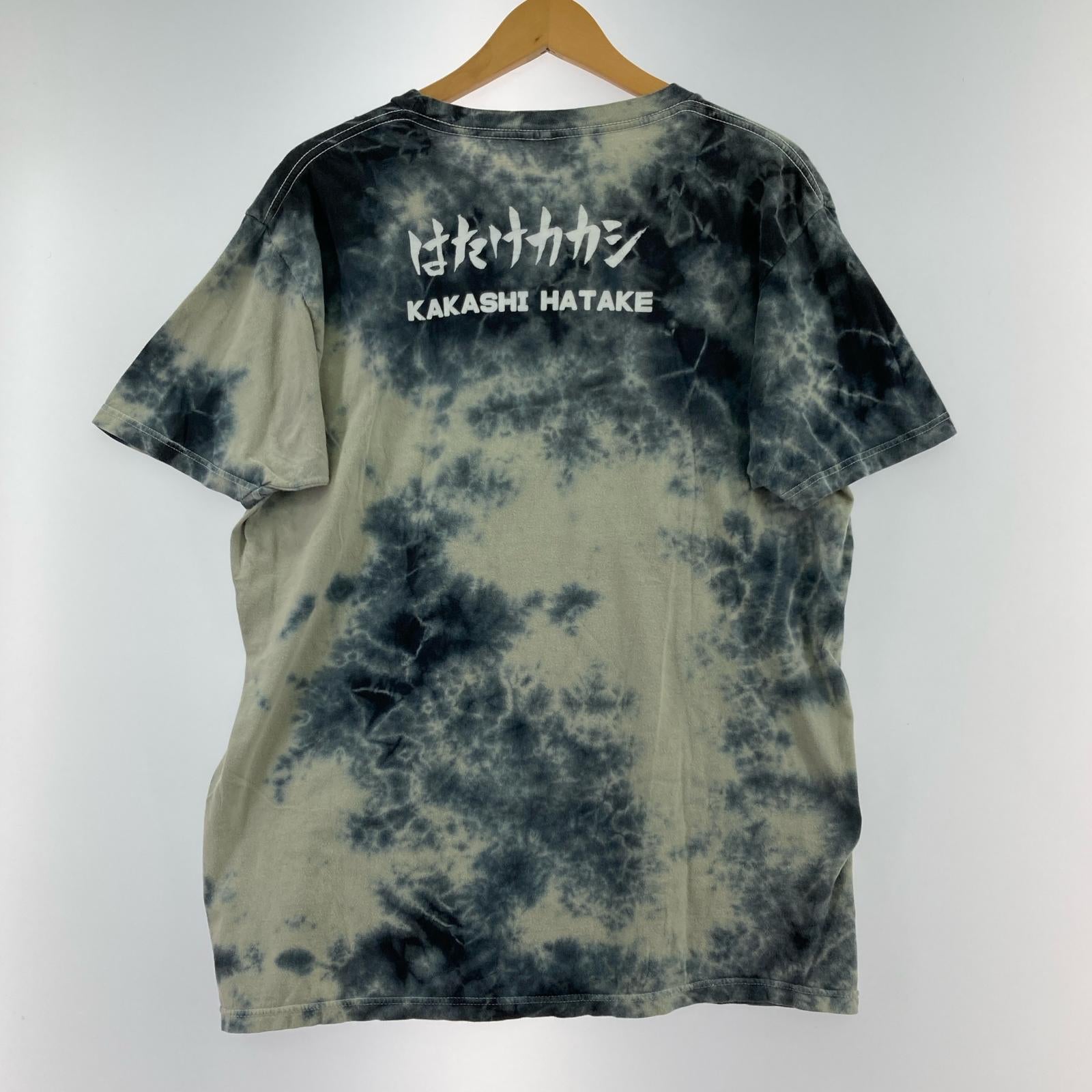 半袖Tシャツ NARUTO 00s カカシ タイダイ アニメTシャツ (M) M マルチカラー
