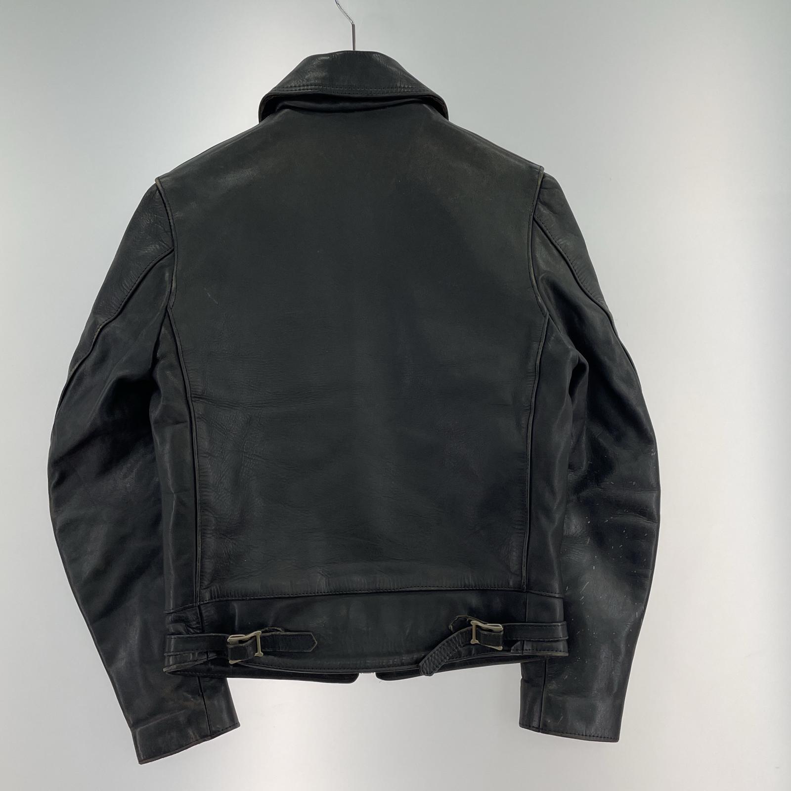 レザージャケット 70s Lewis Leathers ドミネーター シングルレザージャケット 34 黒 34 ブラック
