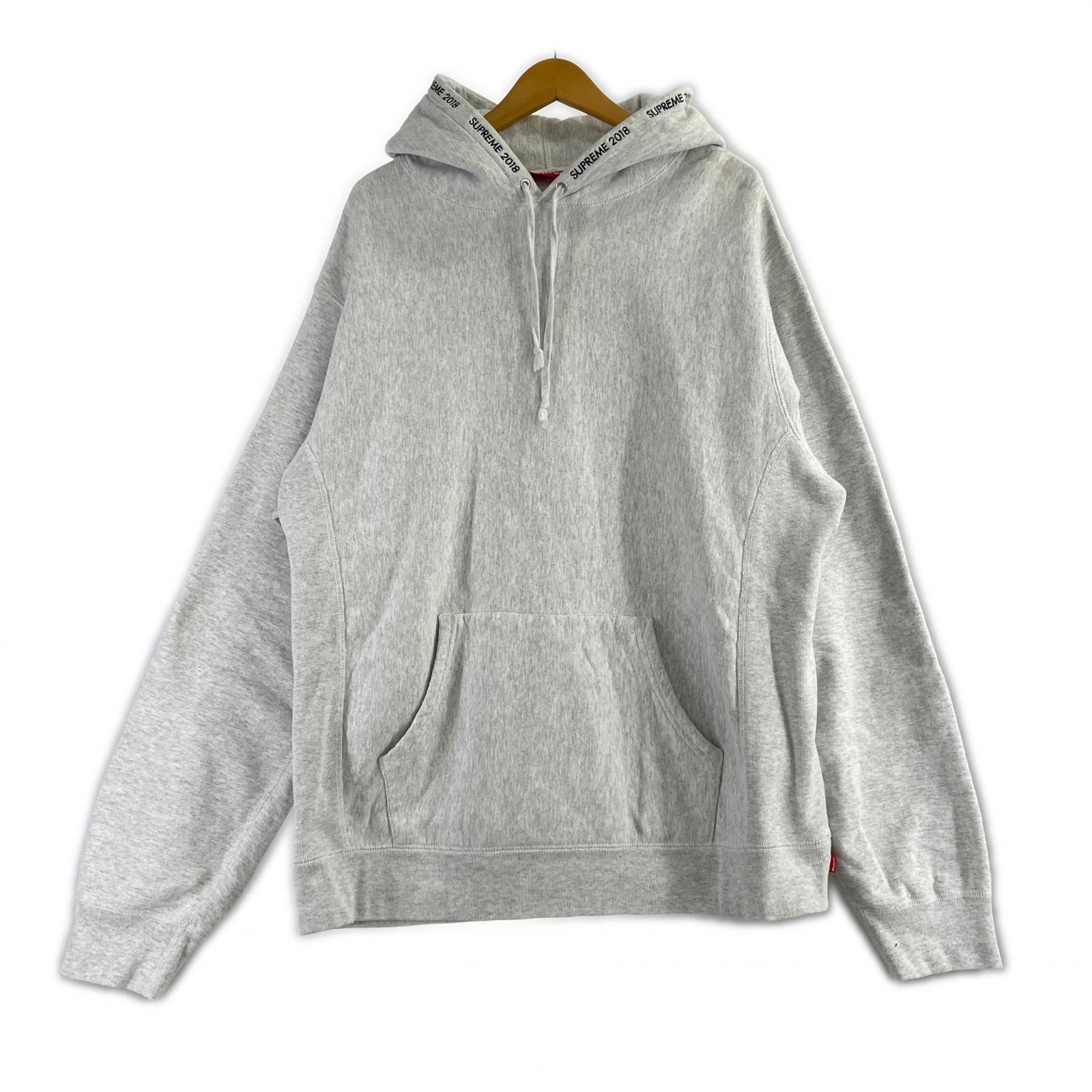 パーカー Supreme 18ss Channel Hooded Sweatshirt XL グレー グレー