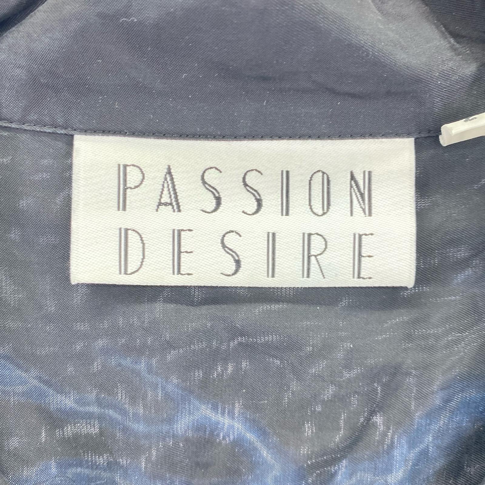長袖シャツ el conductor PASSION DESIRE オープンカラーシャツ ブラック