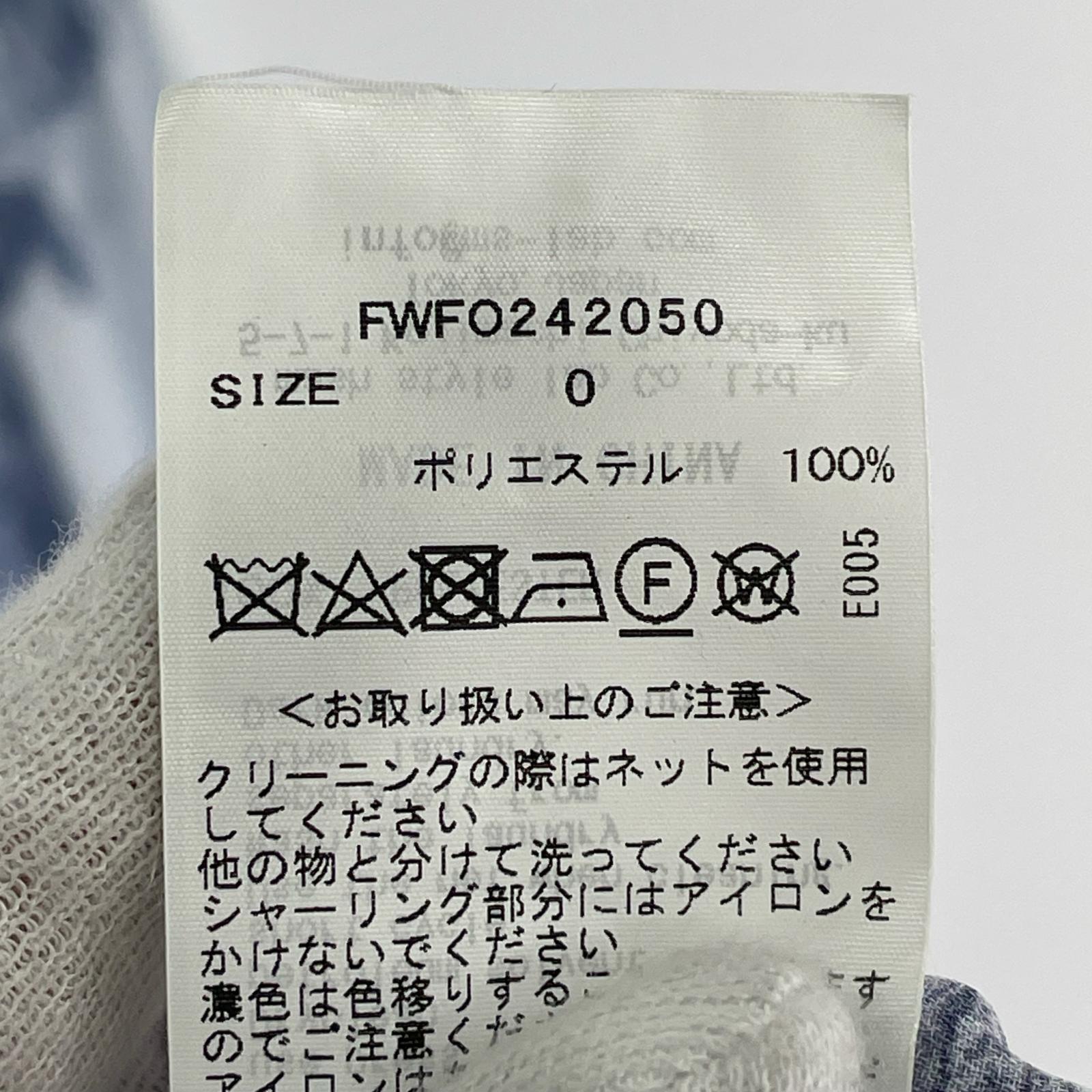 ワンピース N/S ワンピ ブルー 0 24SS 0
