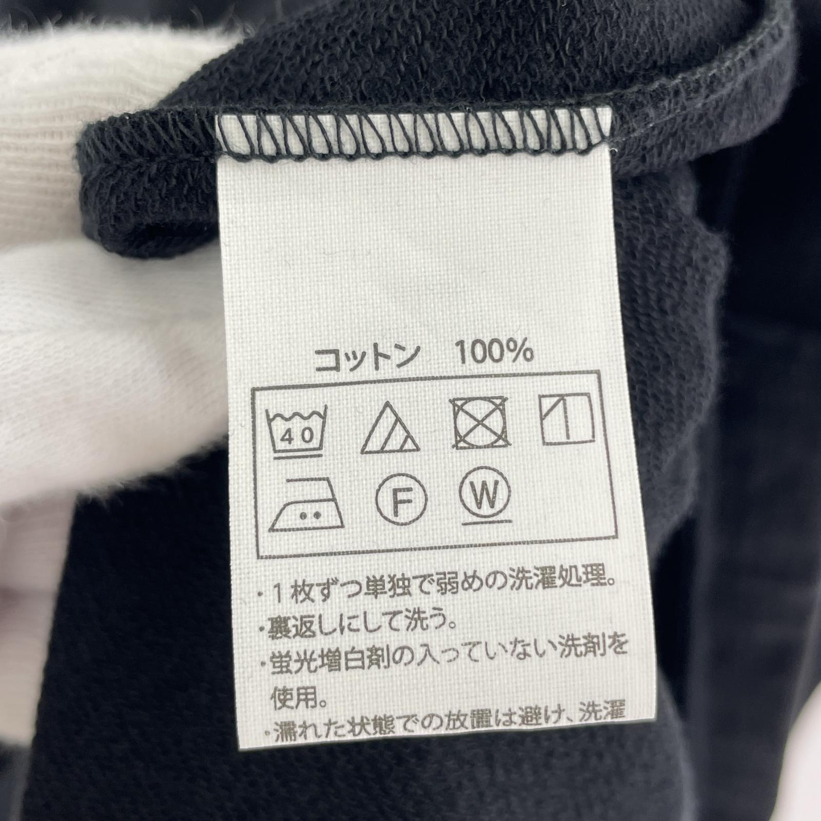 長袖Tシャツ Supima Cotton Sweat Turtle Neck L/S Tee S ブラック