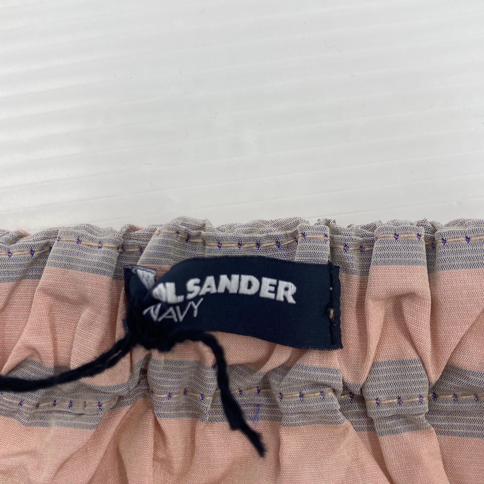ミニスカート JILL SANDER NAVY ボーダー ピンク 38 ピンク