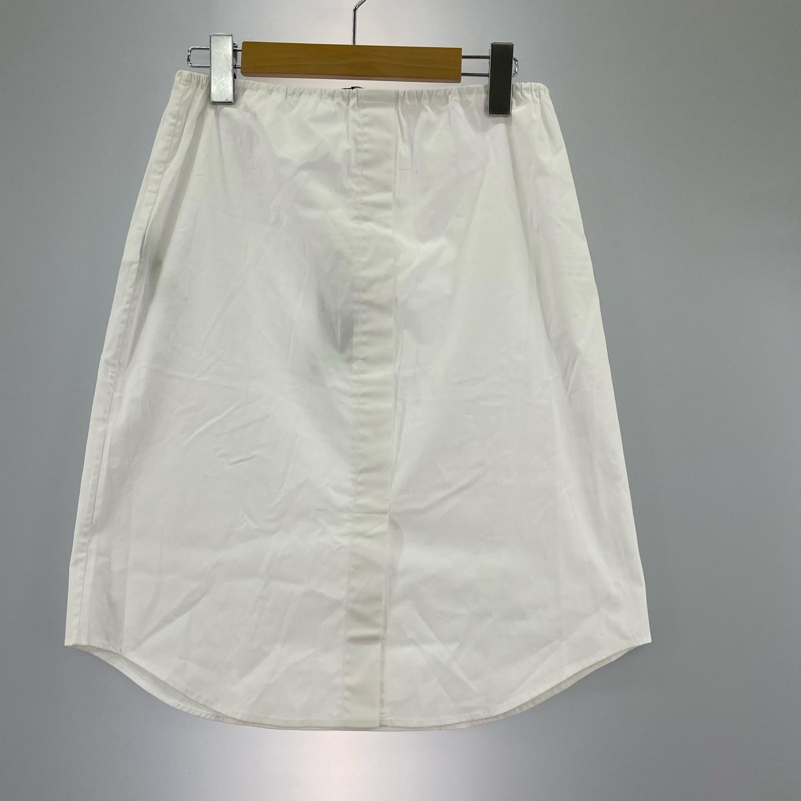 ミニスカート JILL SANDER NAVY 白 34 ホワイト