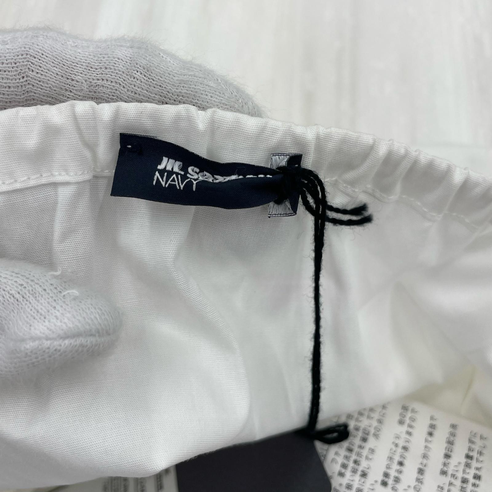 ミニスカート JILL SANDER NAVY 白 34 ホワイト