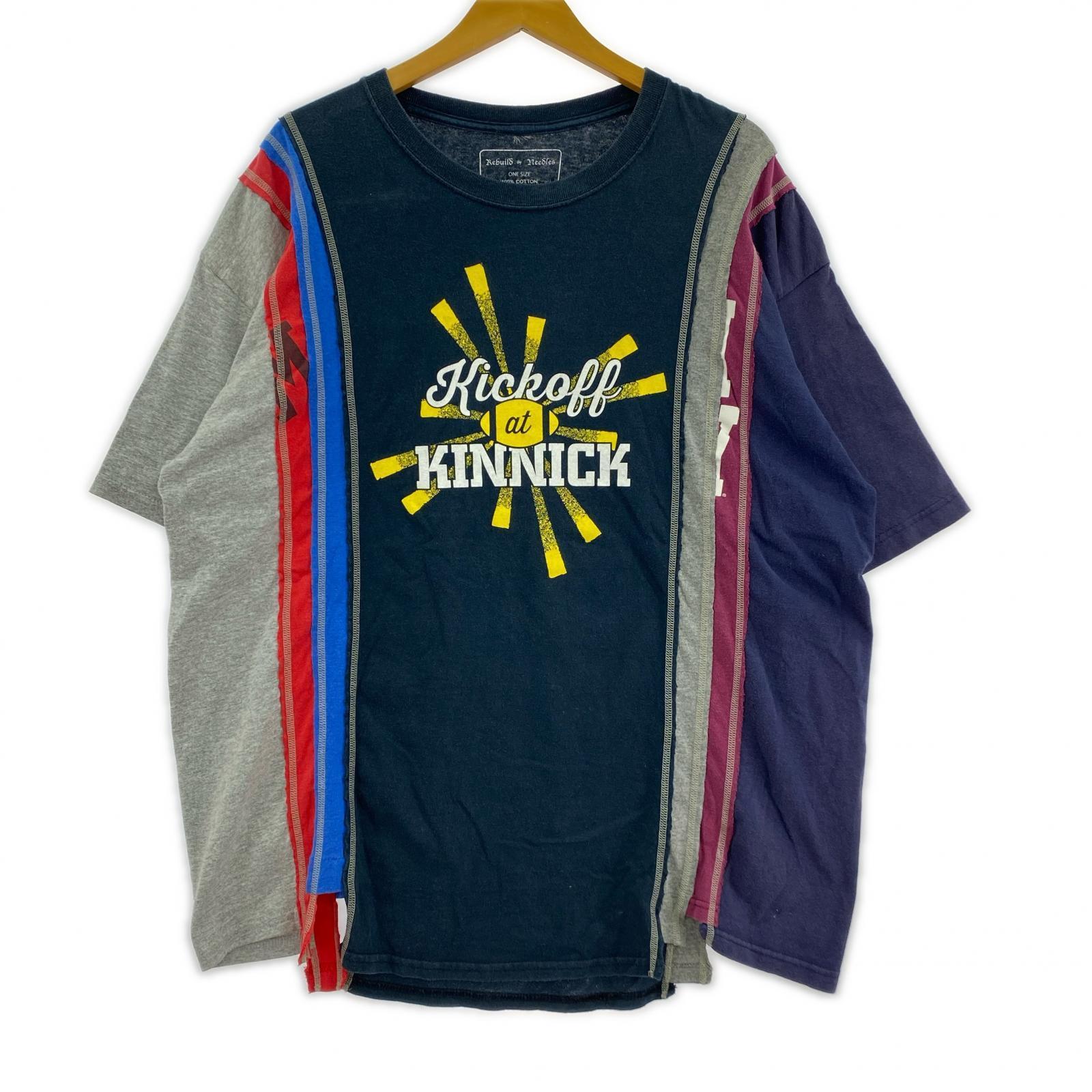 半袖Tシャツ 再構築 紺 ネイビー