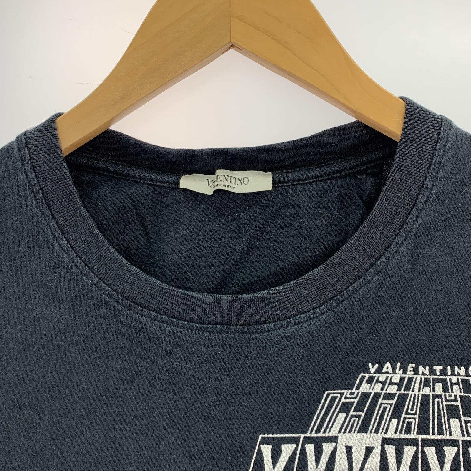 半袖Tシャツ VALENTINO プリントTee M ブラック M ブラック