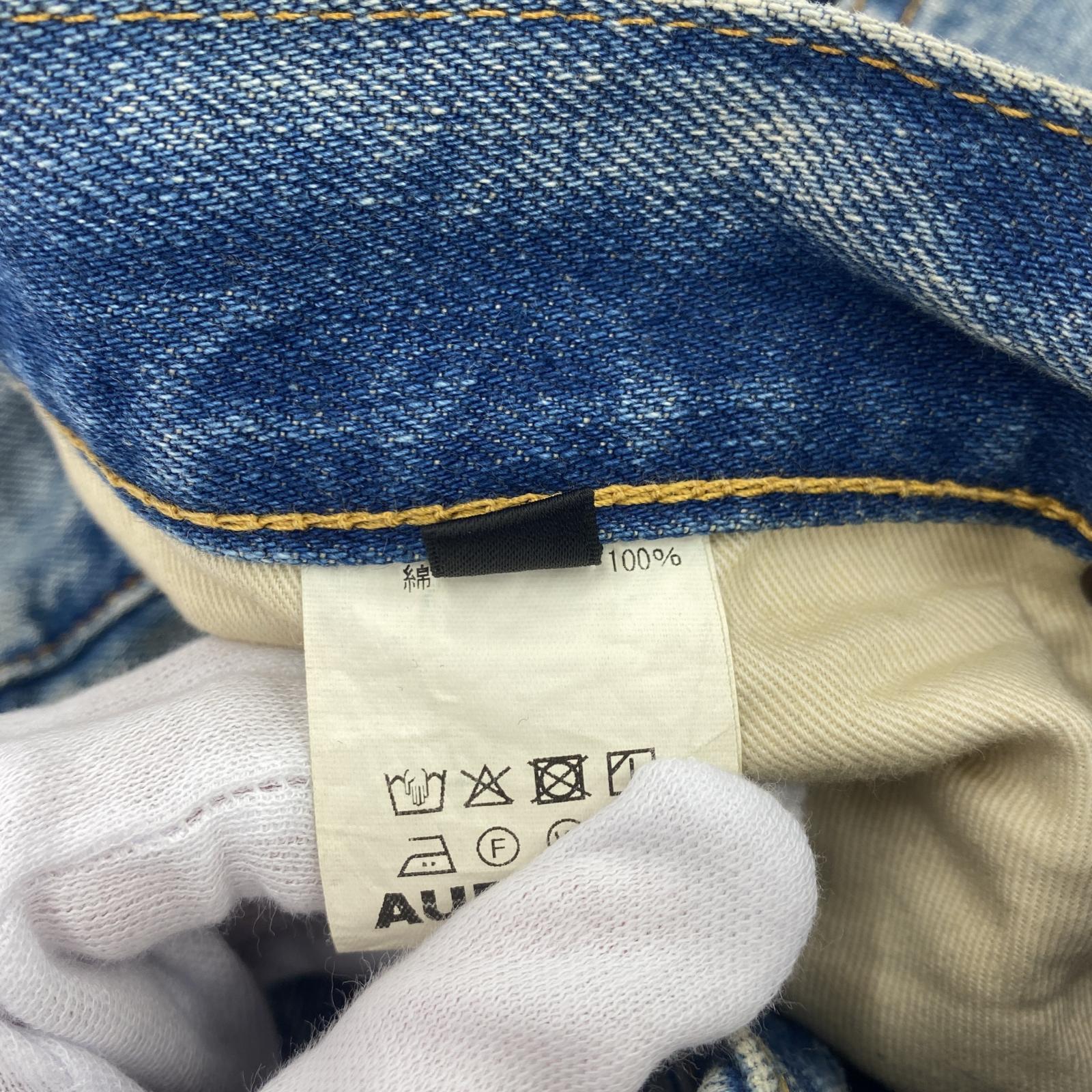 デニムパンツ AUBERGE 25SS/PAUL ブリーチ加工デニムパンツ