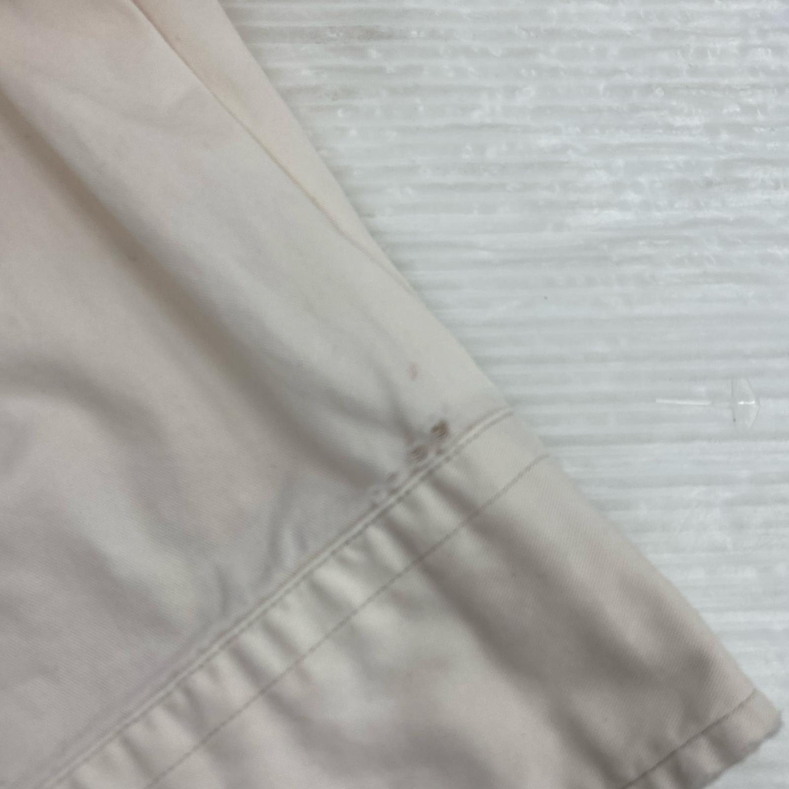 長袖シャツ ピンクホワイト (XL) ピンク