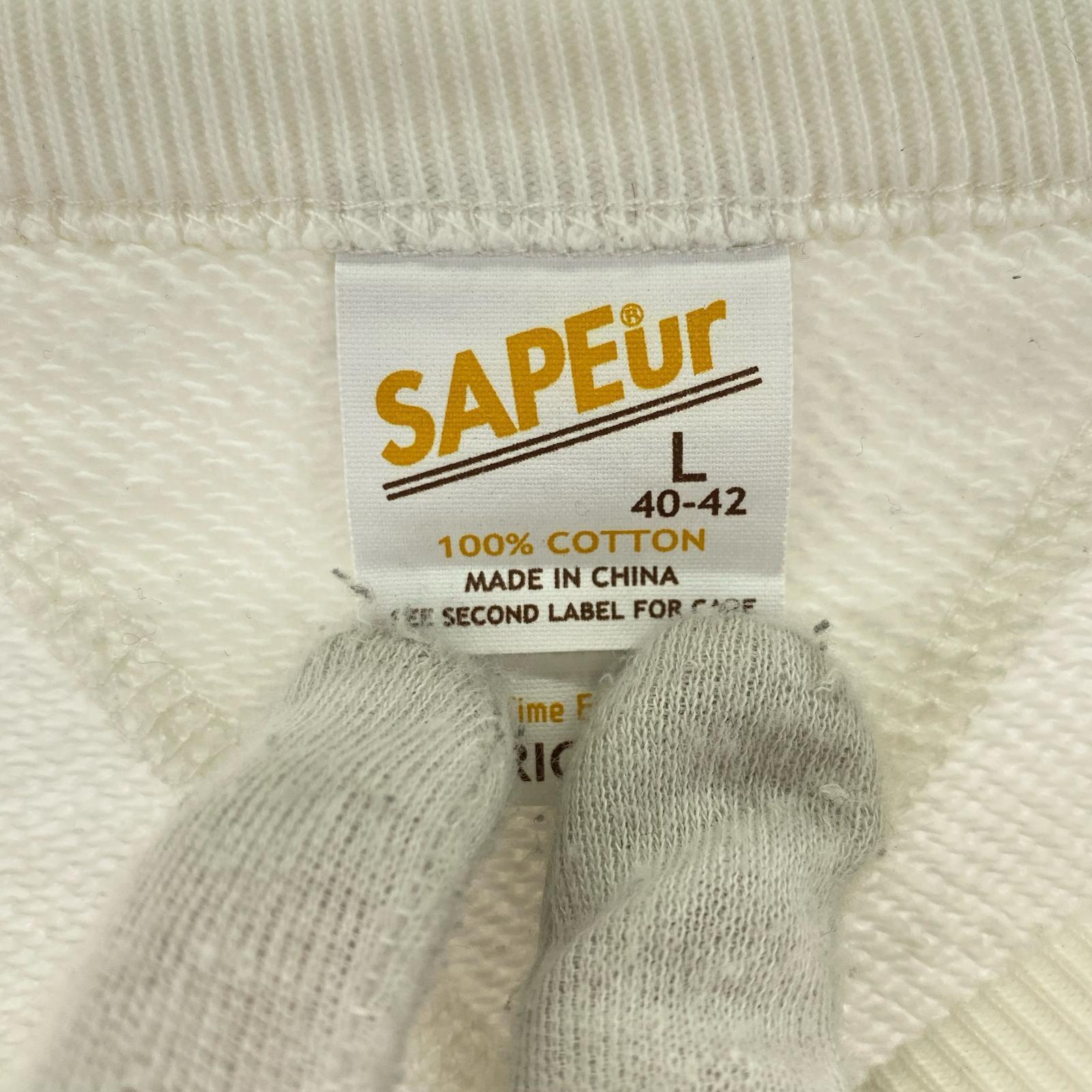 スウェット USAPE L ホワイト L ホワイト