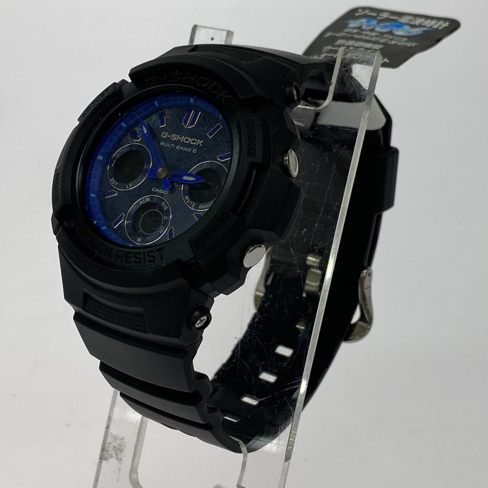 腕時計 BLUE PAISLEY SERIES AWG-M100SBP ブラック