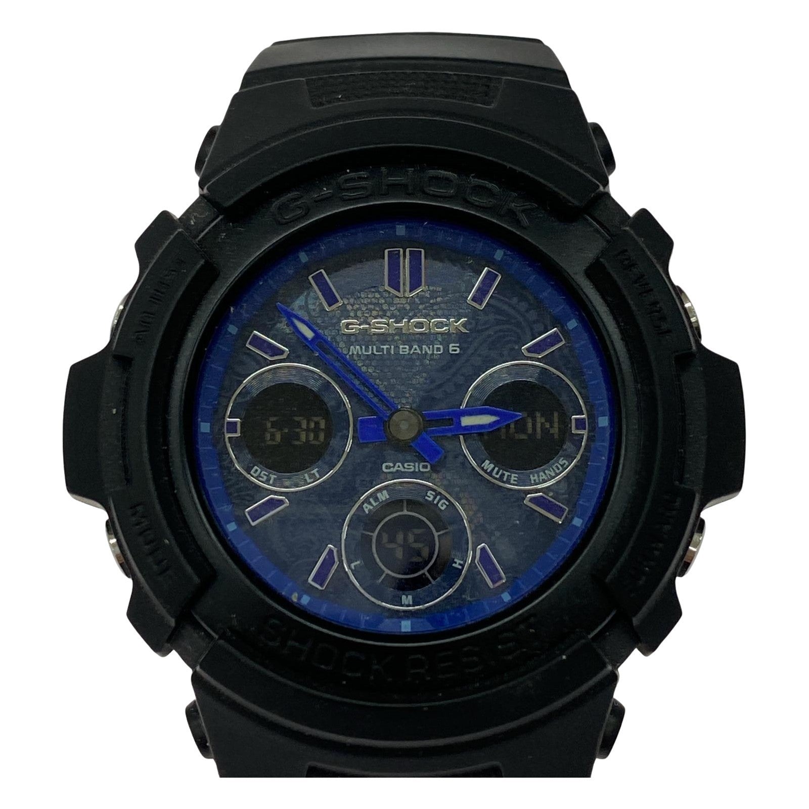 腕時計 BLUE PAISLEY SERIES AWG-M100SBP ブラック