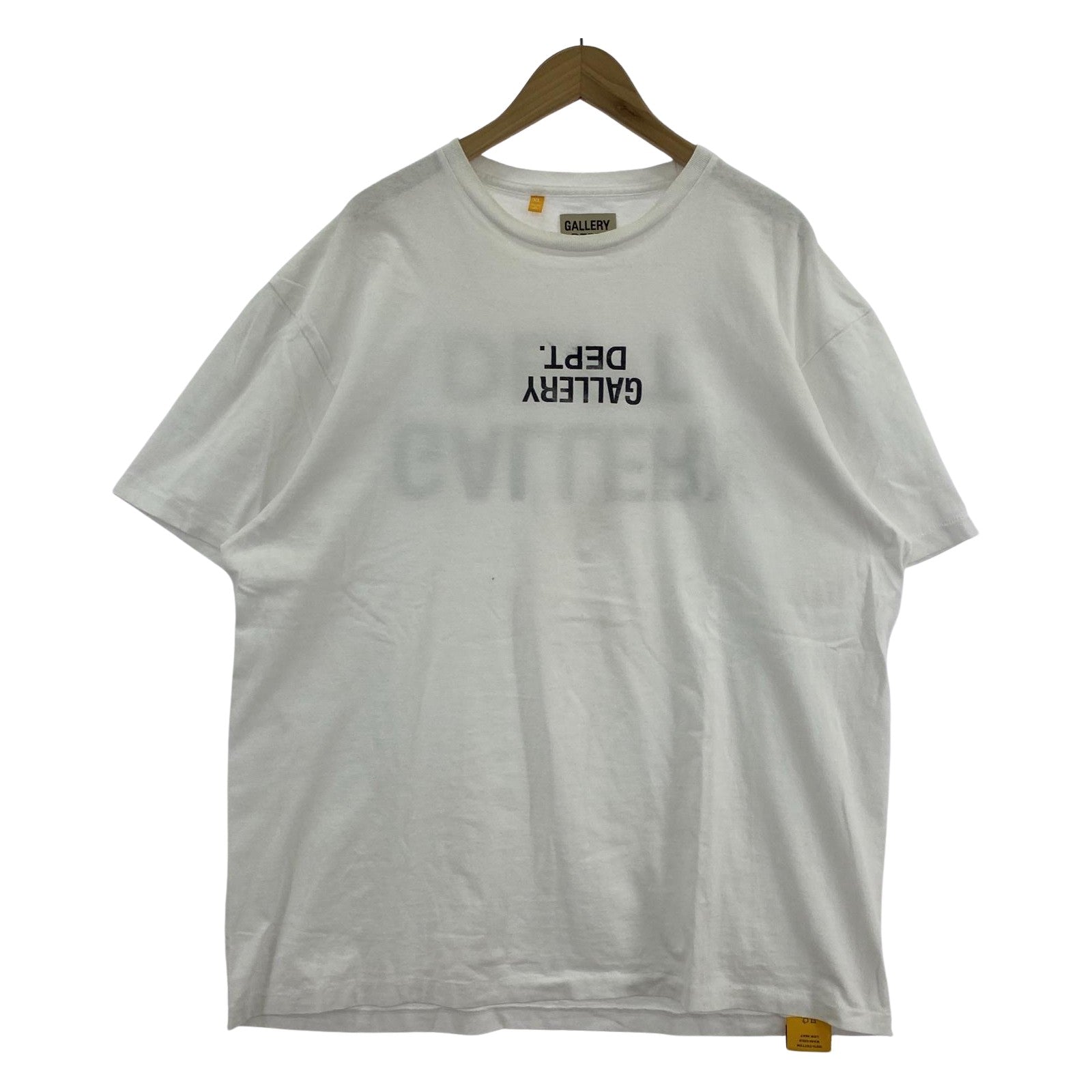 半袖Tシャツ GALLERY DEPT REVERSE LOGO 反転ロゴTee XL ホワイト