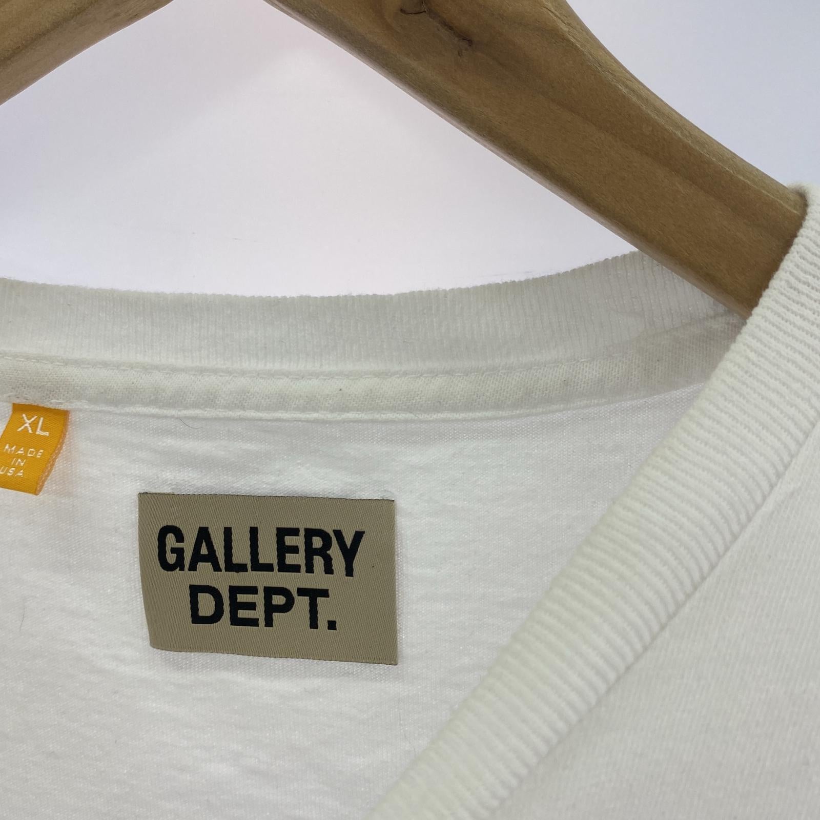半袖Tシャツ GALLERY DEPT REVERSE LOGO 反転ロゴTee XL ホワイト