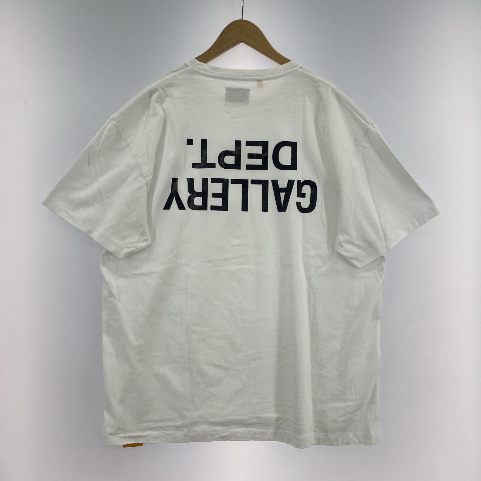 半袖Tシャツ GALLERY DEPT REVERSE LOGO 反転ロゴTee XL ホワイト