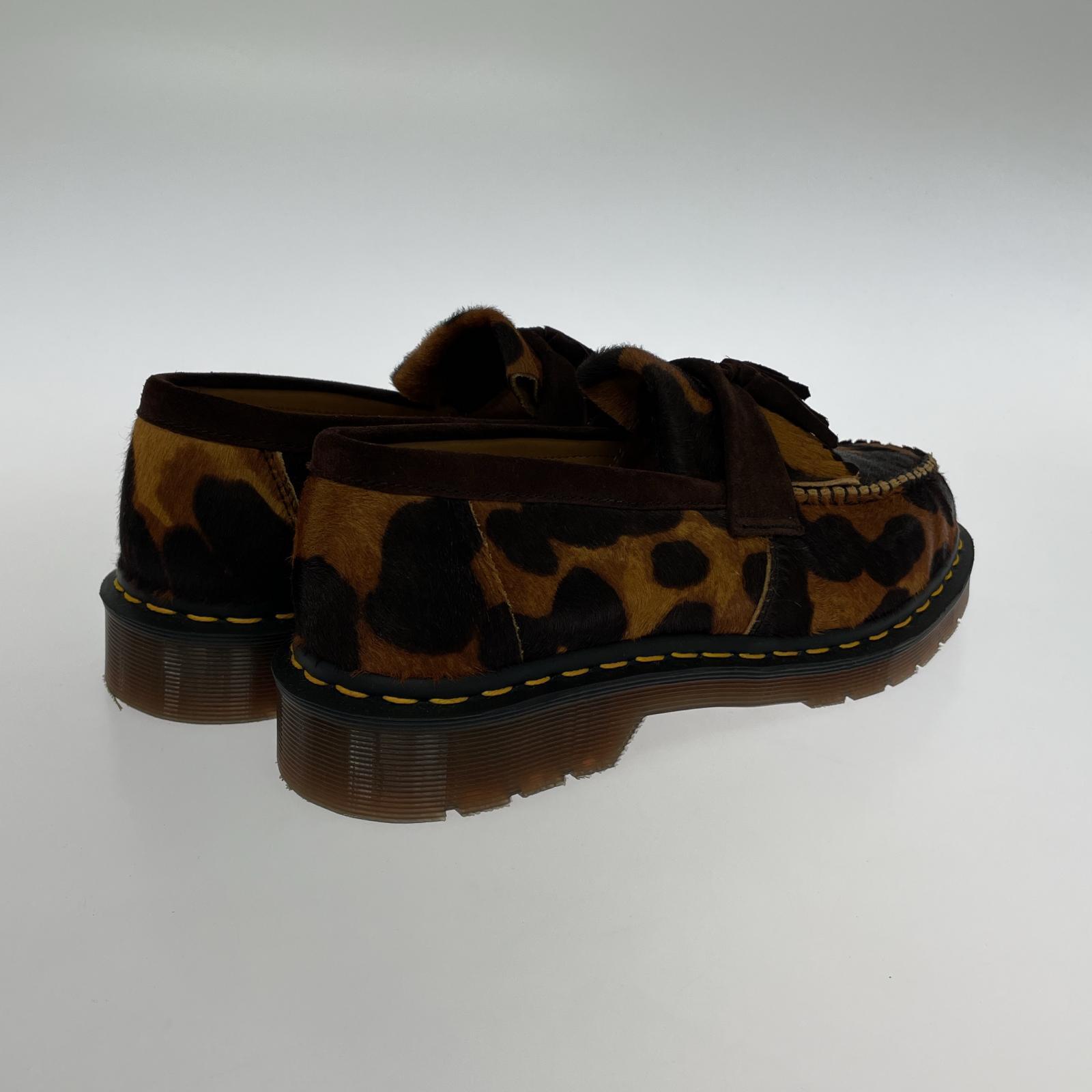 シューズ ADRIAN LEOPARD UK9 28.0cm ブラウン