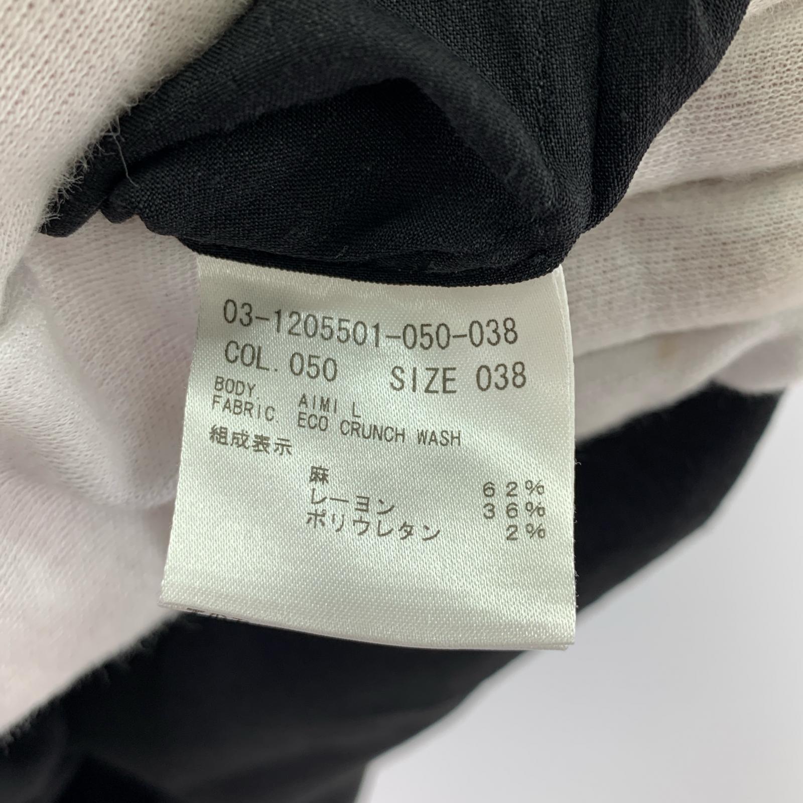 ワンピース ECO CRUNCH WASH AIMI L 黒 ワンピース 38 ブラック