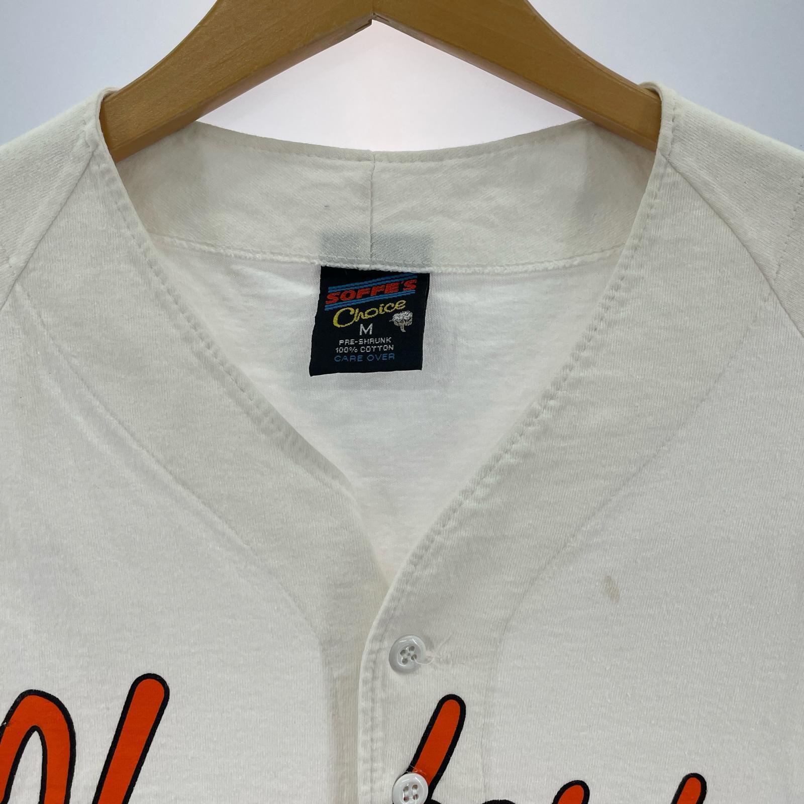 半袖シャツ 90s SOFFE HOOTERS ベースボール 白 (M) M ホワイト
