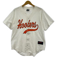 半袖シャツ 90s SOFFE HOOTERS ベースボール 白 (M) M ホワイト