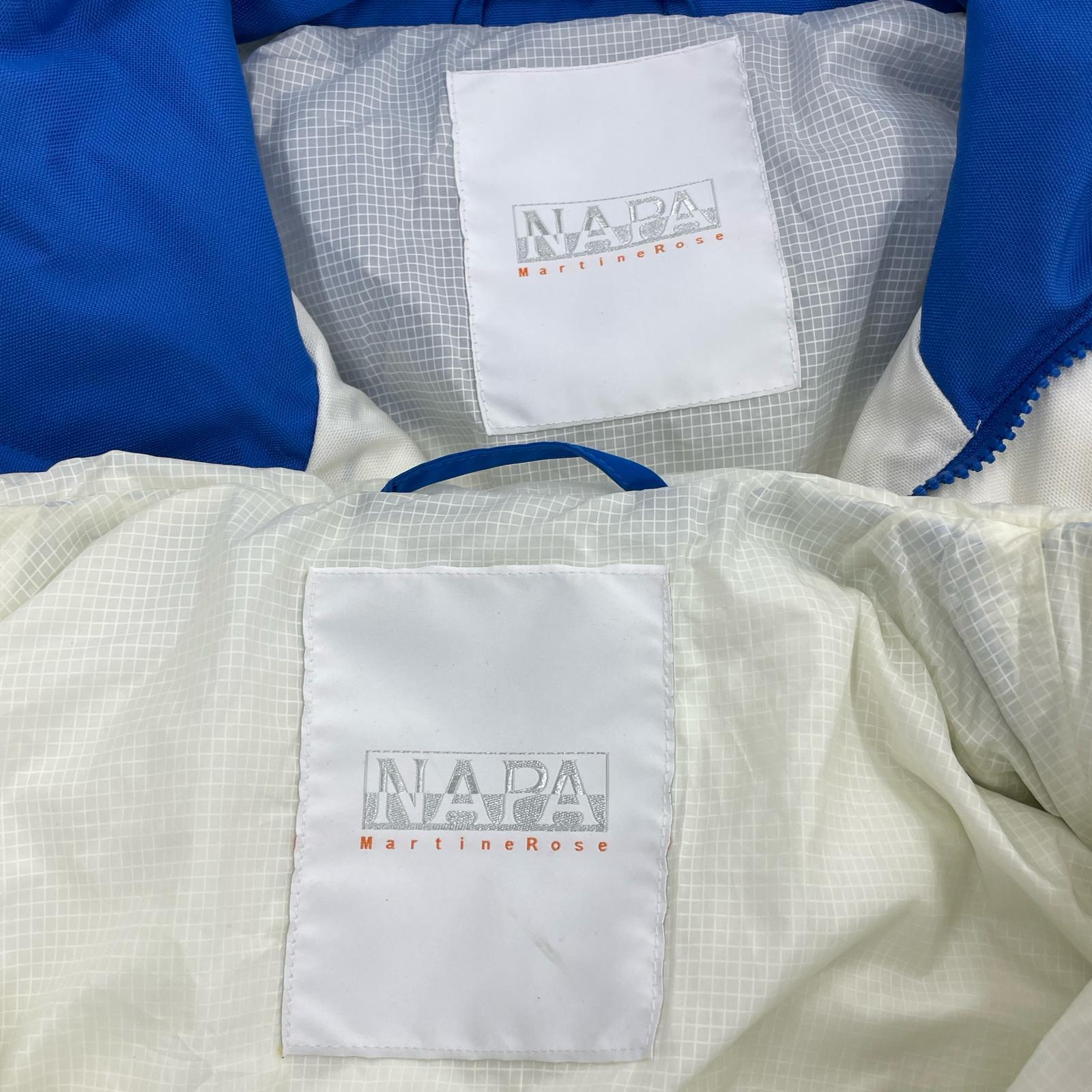 マウンテンパーカー NAPAPIJRI MARTINE ROSE 青白 2