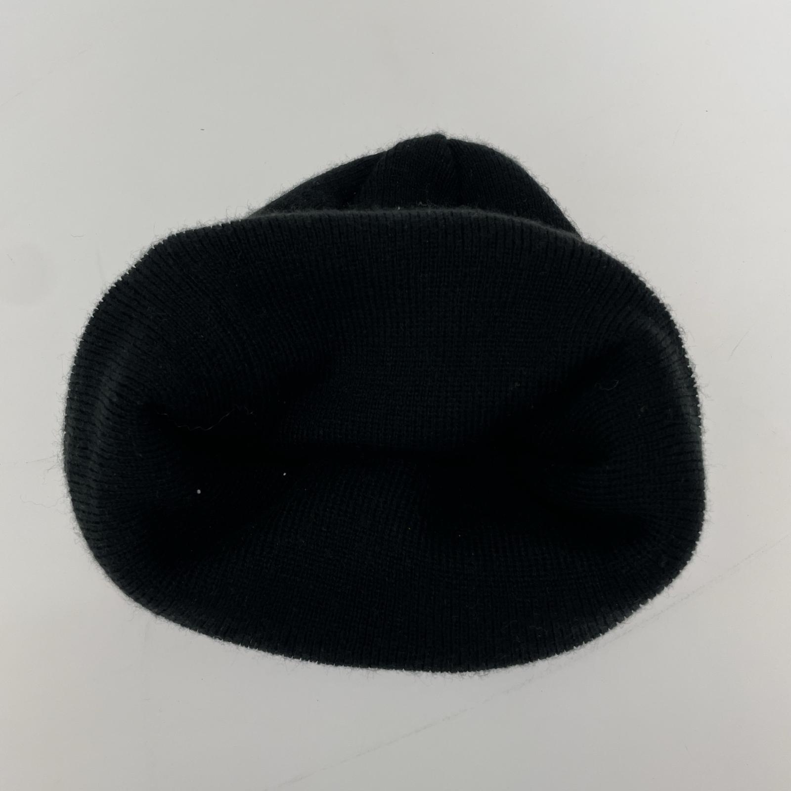 ニットキャップ ×APPLE BUM NAS ブラック