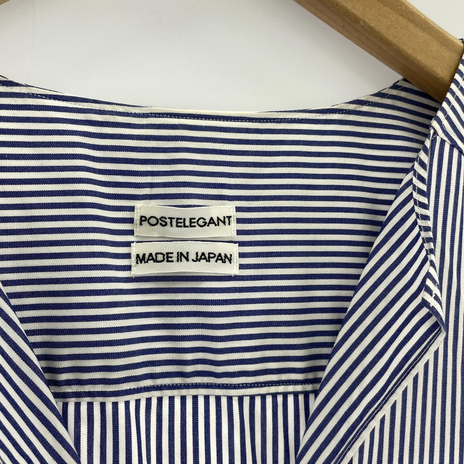 ワンピース POSTELEGANT ストライプ