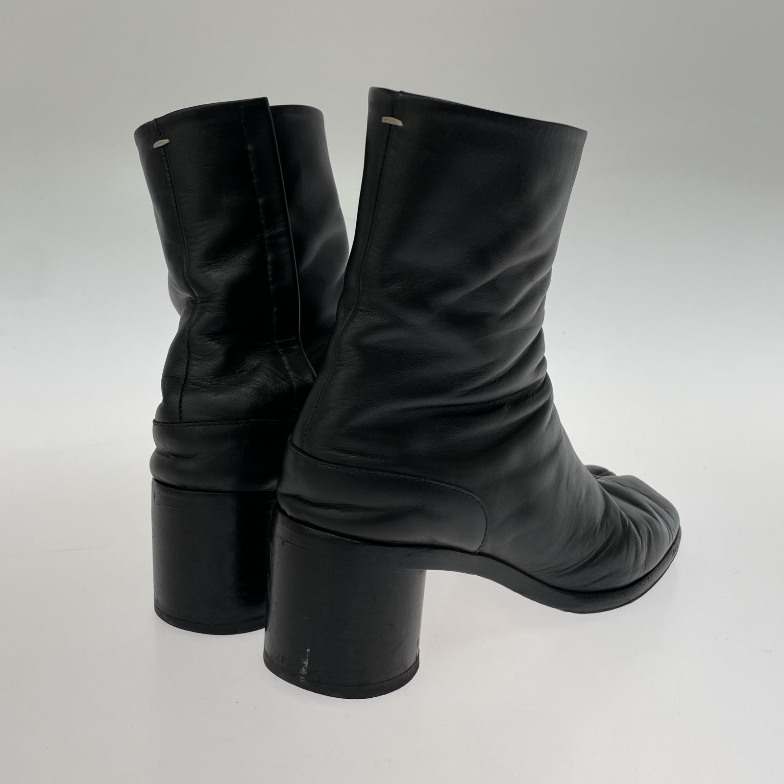 ブーツ MAISON MARGIELA Tabi Ankle Boot 6cm 足袋ブーツ 41 ブラック ブラック