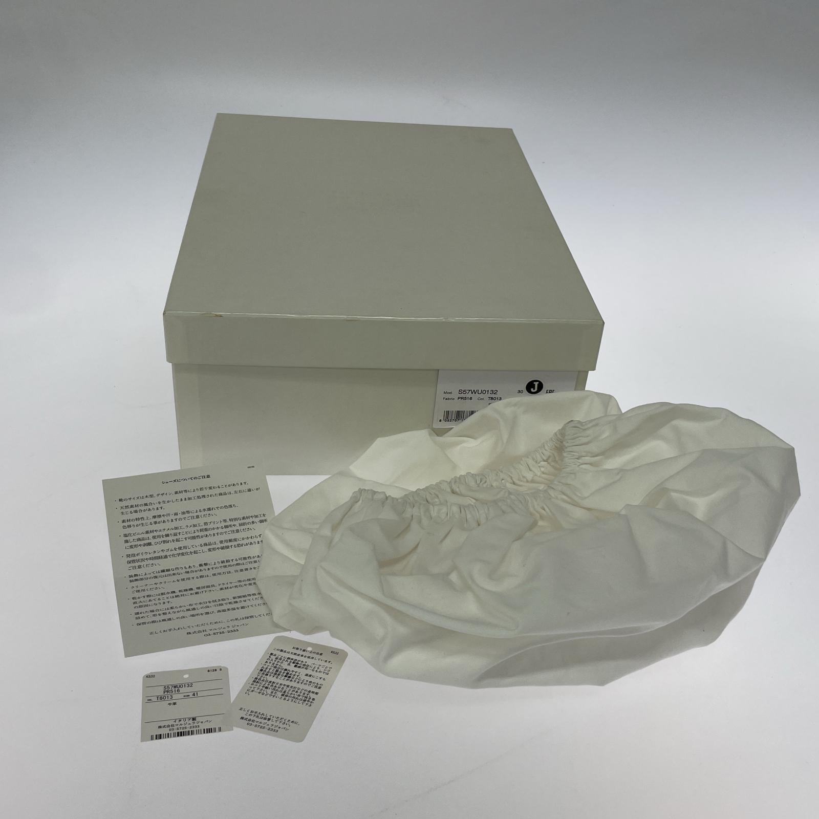 ブーツ MAISON MARGIELA Tabi Ankle Boot 6cm 足袋ブーツ 41 ブラック ブラック