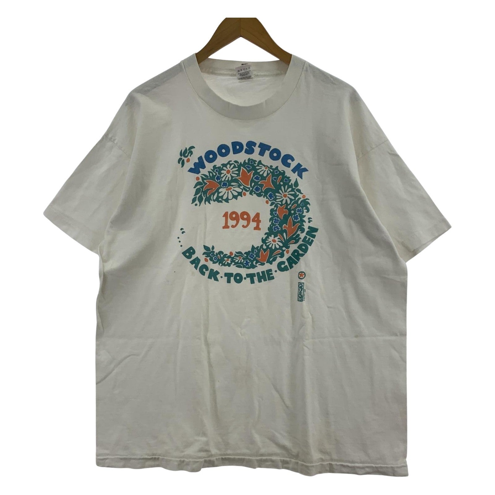 半袖Tシャツ USA製 94年 WOODSTOCK Tee LL ホワイト