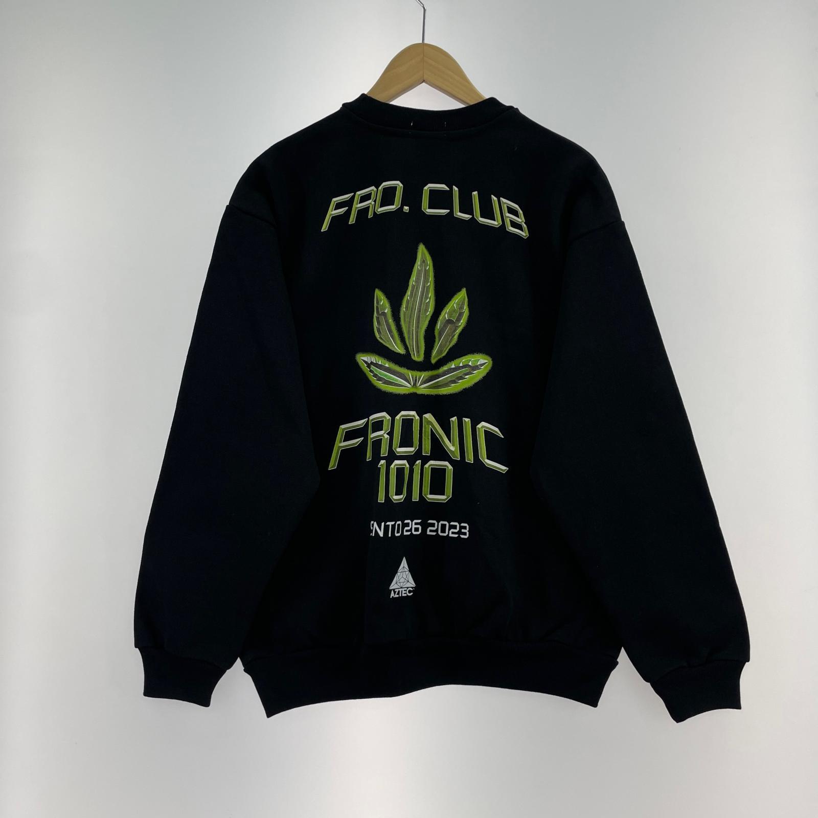 スウェット FROCLUB SPADUPA クルーネック ブラック L ブラック