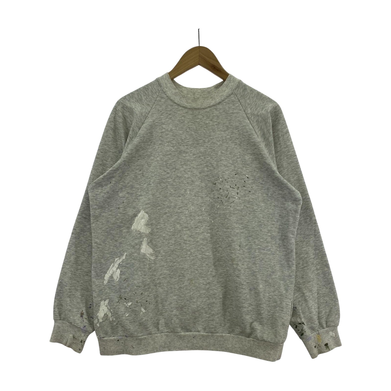 スウェット O. FILES OJARDORF×ken iijima ペンキ加工スウェット M グレー M グレー