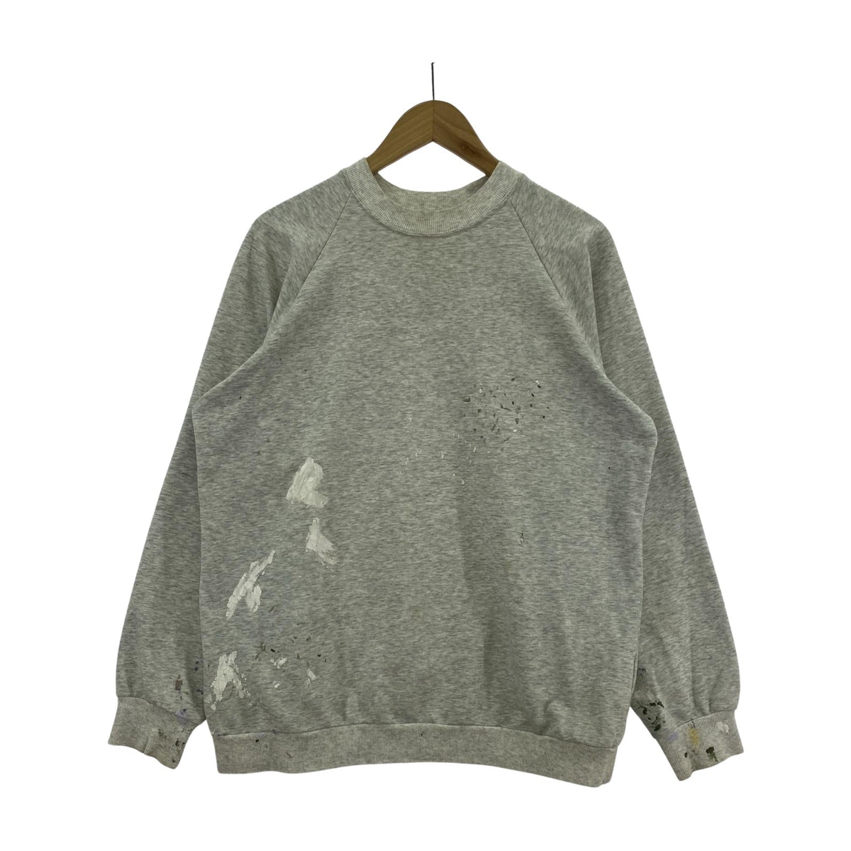 スウェット O. FILES OJARDORF×ken iijima ペンキ加工スウェット M グレー M グレー