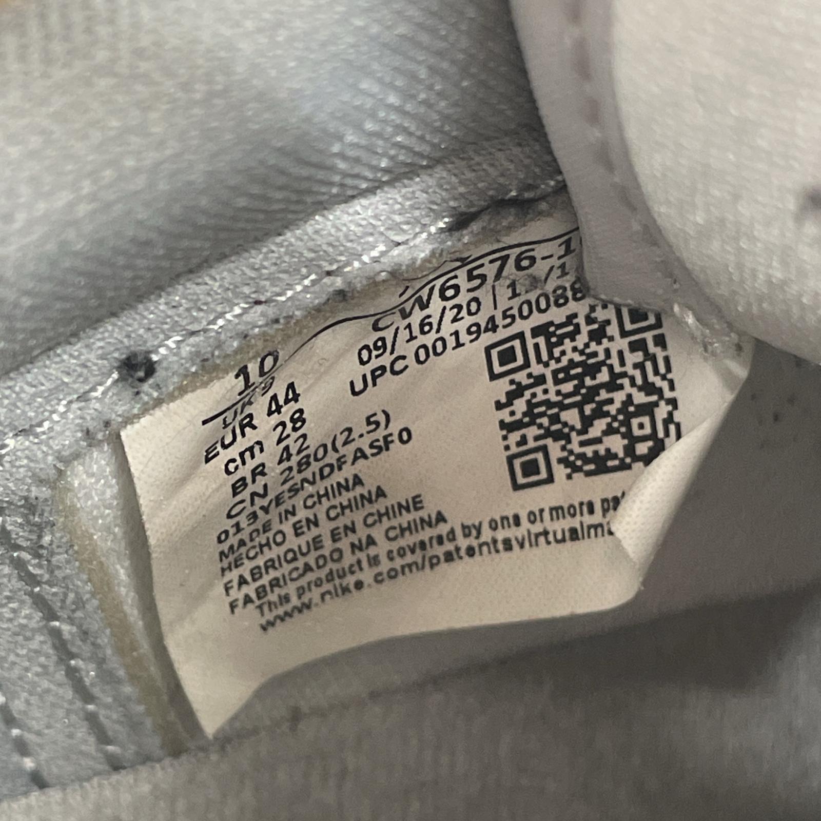 スニーカー AIR JORDAN 1 HIGH SWITCH グレー 黄 白 28cm (US10 UK9 1/2 EU46)