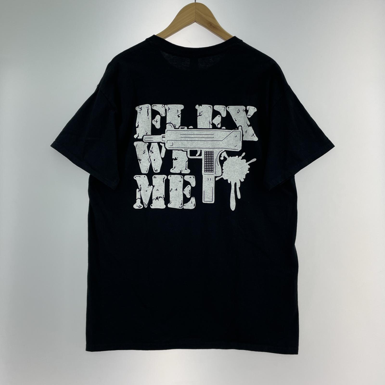 半袖Tシャツ flex wit time 黒 I NEED YOU MORE HATERS ...