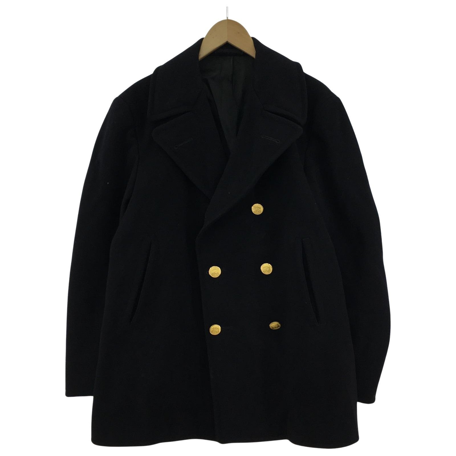 ミリタリージャケット NAVAL CLOTHING DEPOT Pコート 38 ネイビー