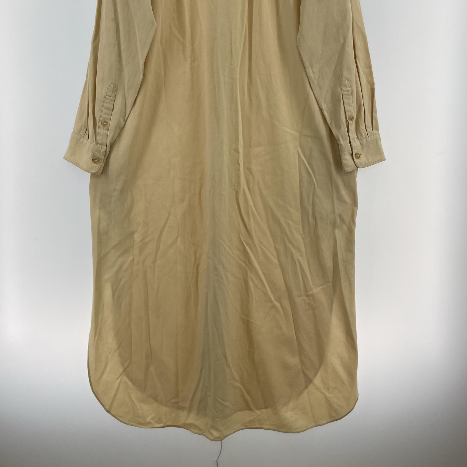 ワンピース unfil ロングシャツワンピース ベージュ 1 ベージュ
