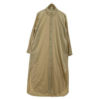 ワンピース unfil ロングシャツワンピース ベージュ 1 ベージュ