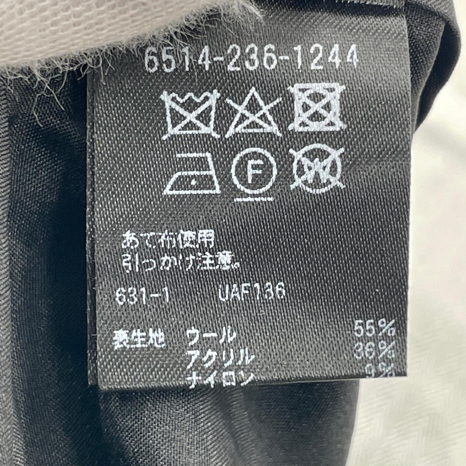 パンツ DRAWER メランジストレートパンツ ブラック 34 ブラック