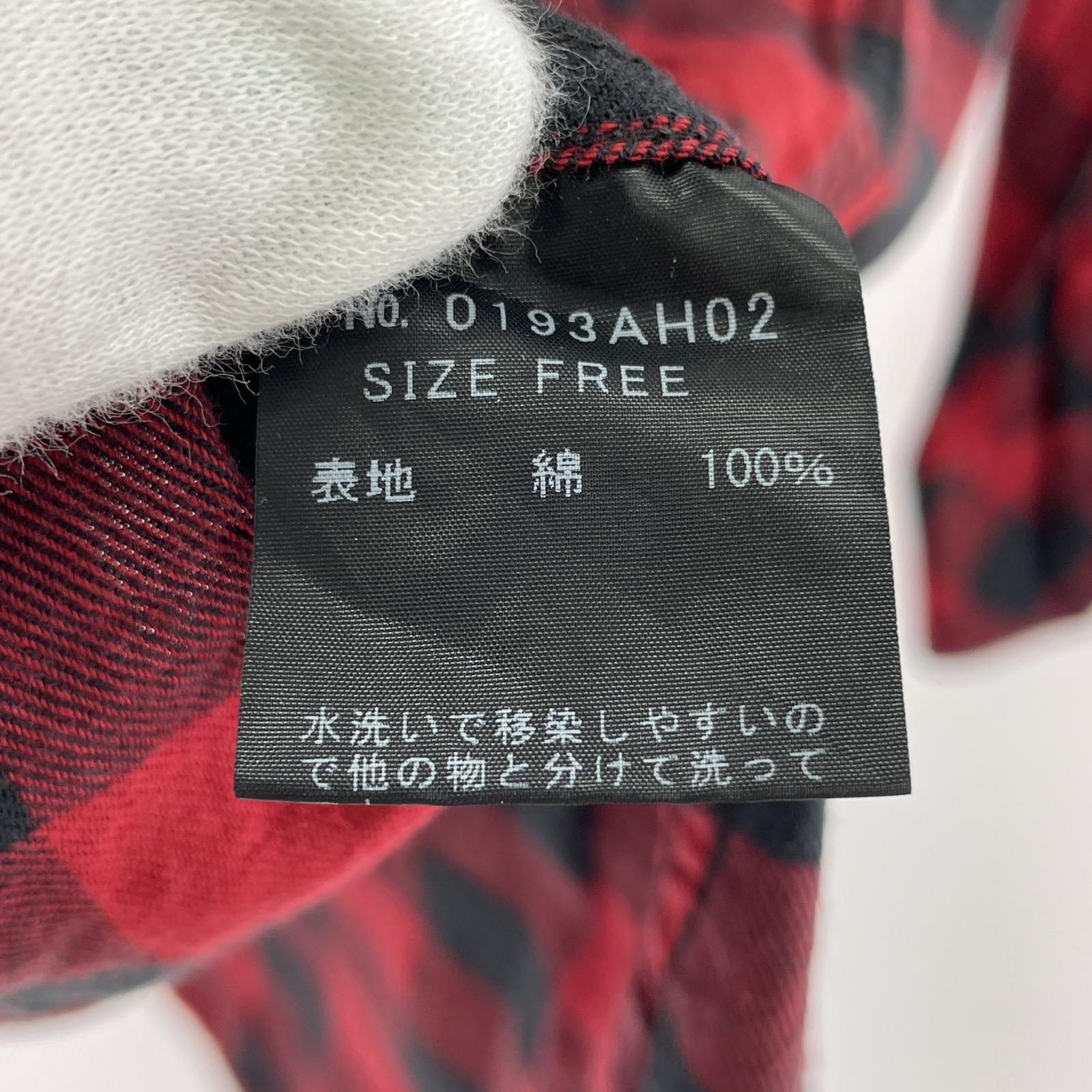 ジャケット ステンカラー チェック レッド